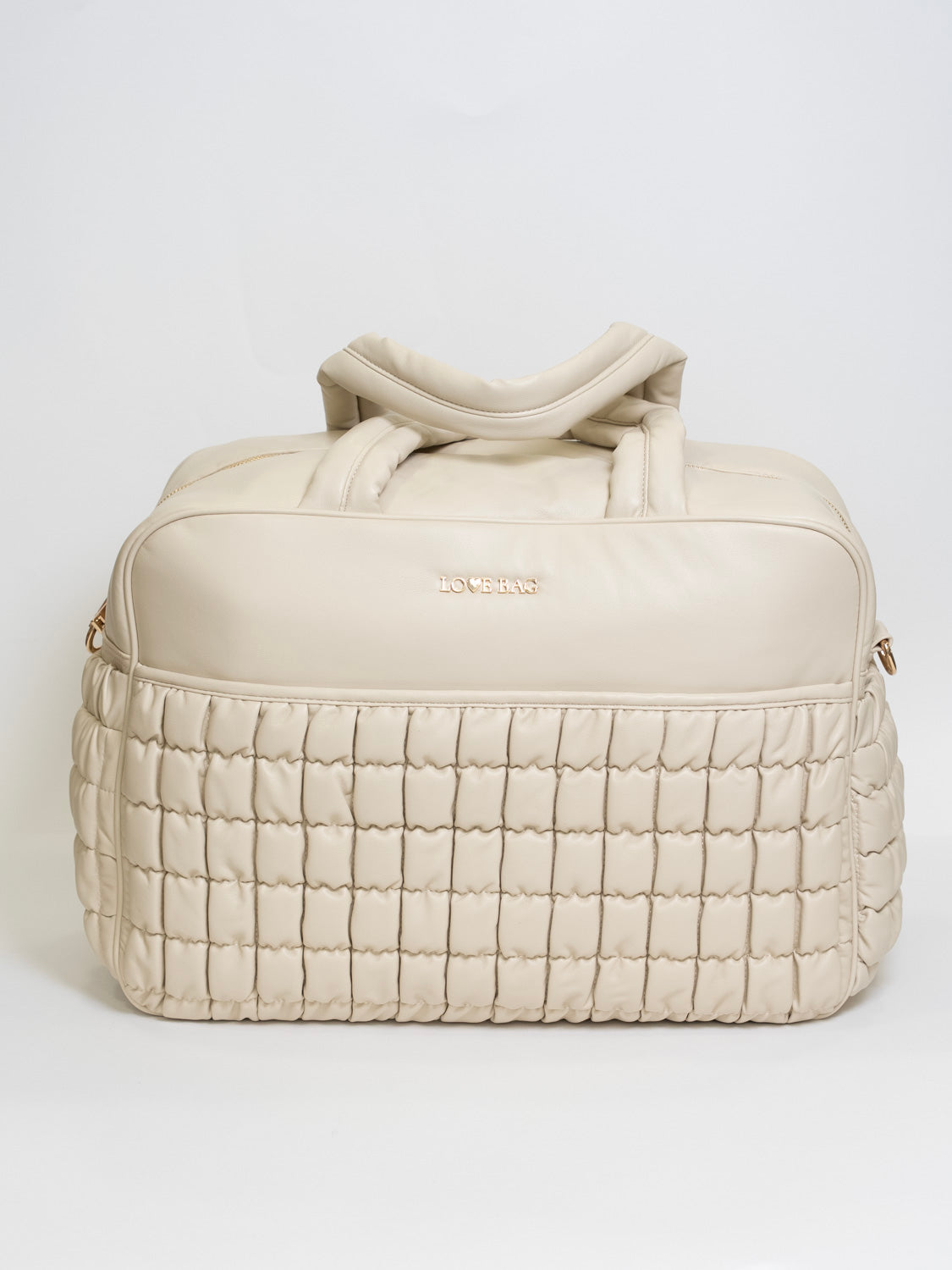 BORSA 48 ORE L ECO PELLE BEIGE -  NANU' BABY