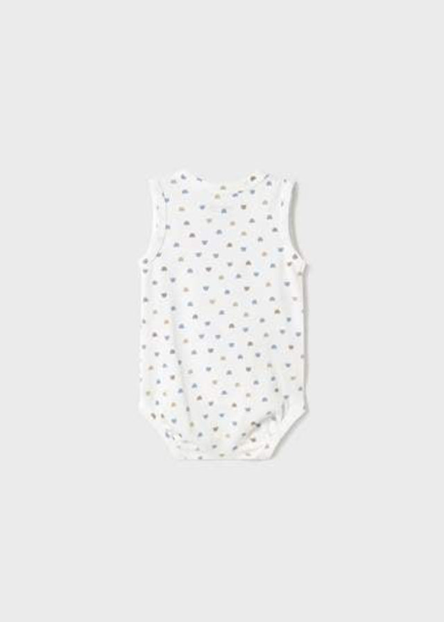 Ärmelloser Babybody für Jungen, Hellblau 1702 /A