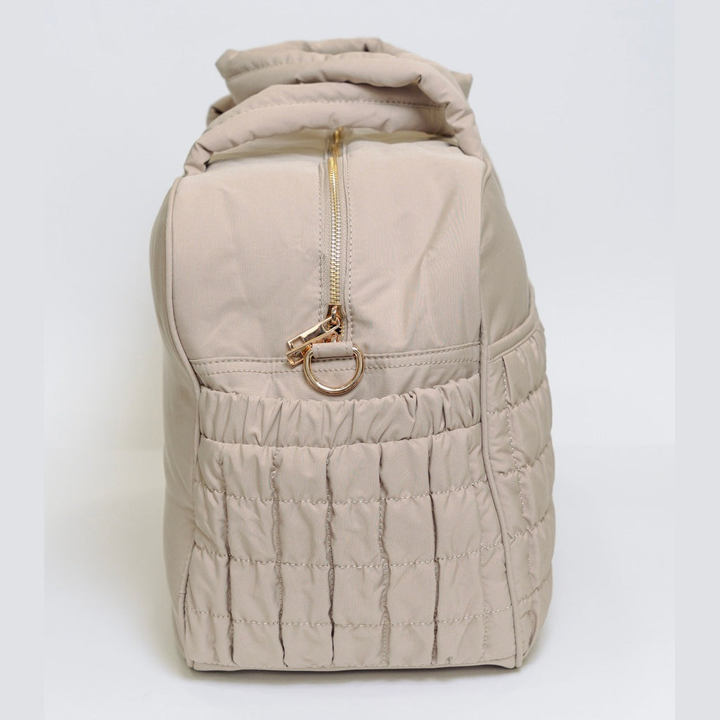 BORSA 48 ORE L TESSUTO BEIGE -  NANU' BABY