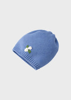 Cotton Cap with Little Blue Flowers CA29/1201