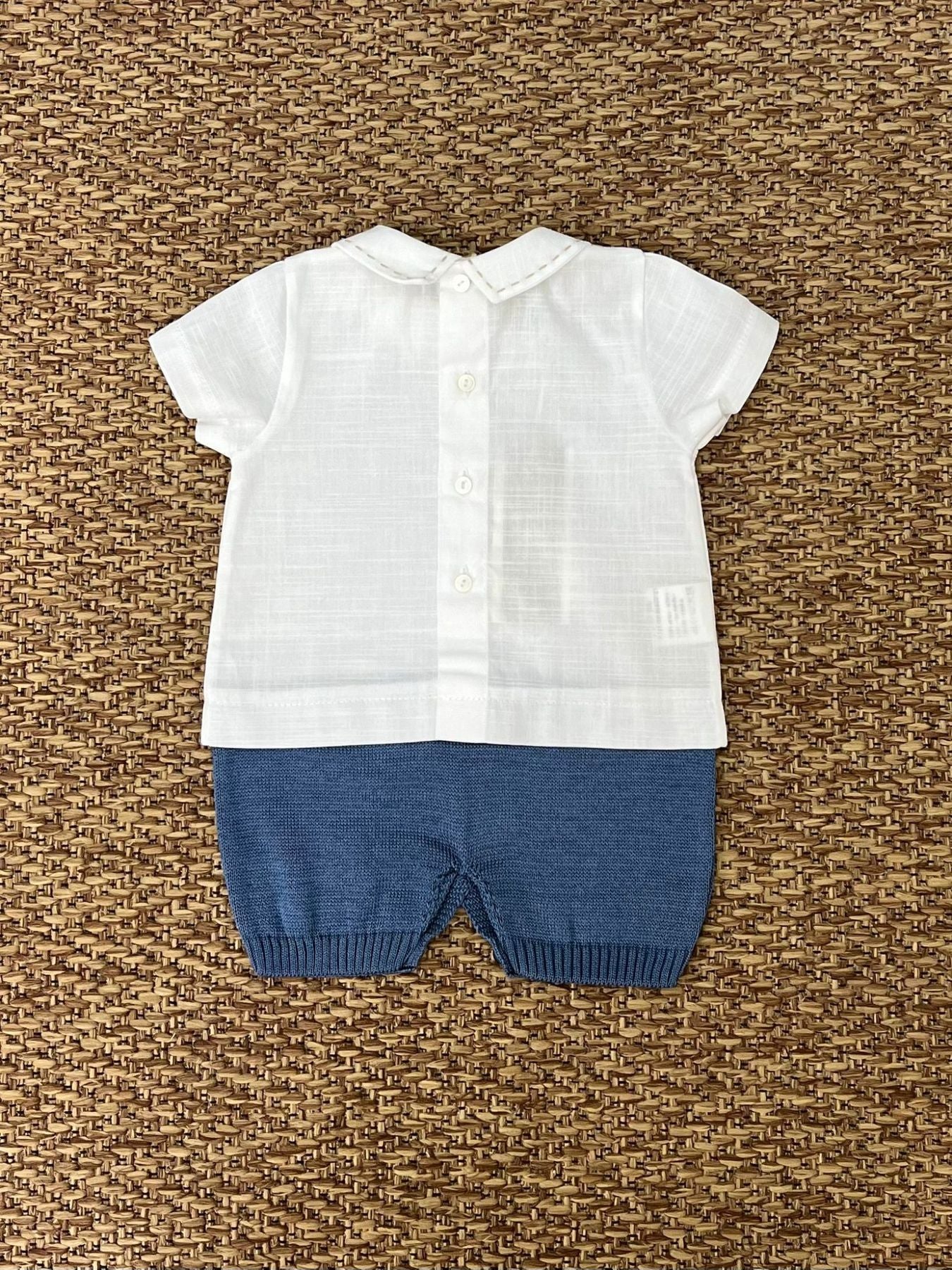Pagliaccetto in tessuto Bimbo AZZURRO EP5223