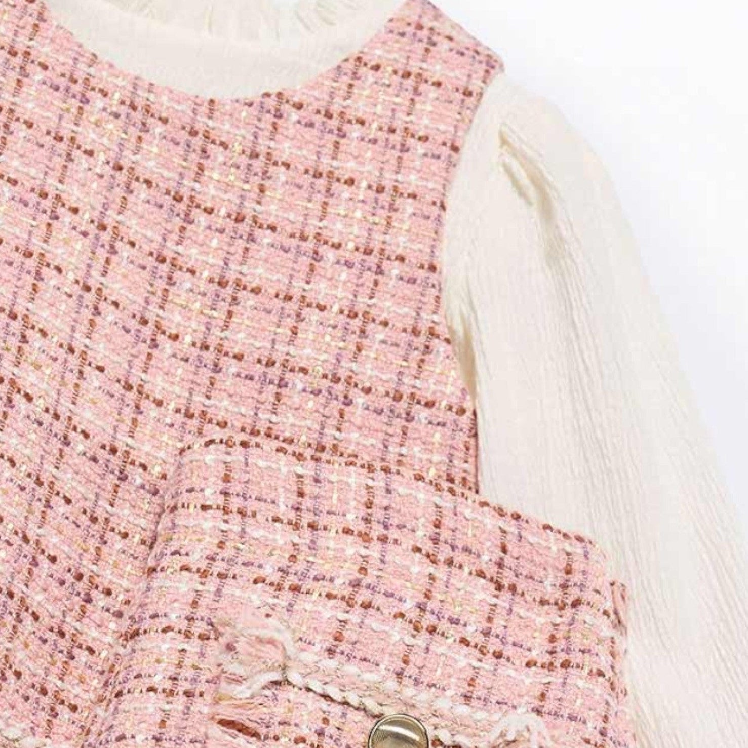 Compl. bermuda tweed Bimba Rosa 5727/8 -  NANU' BABY