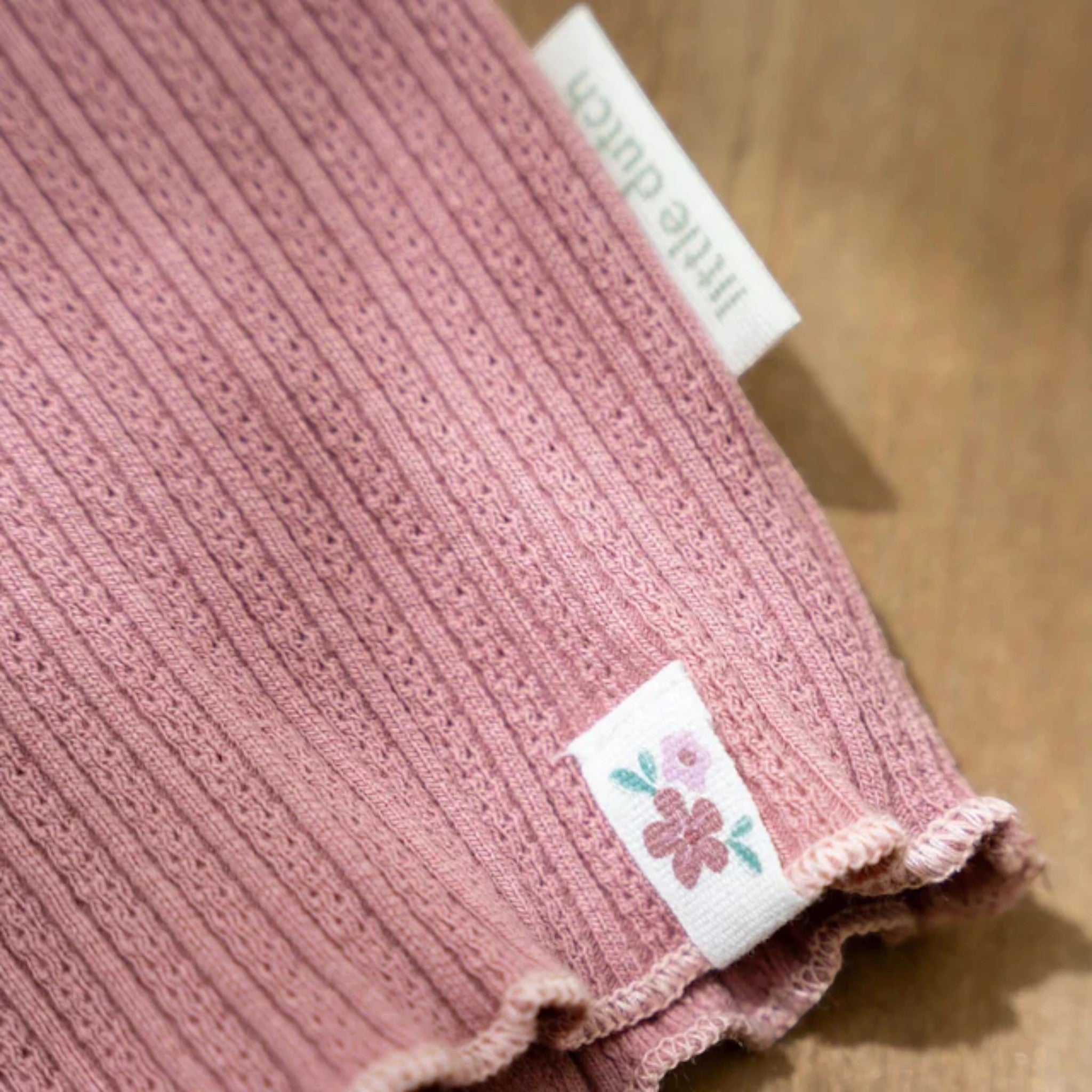 T-shirt a costine a manica lunga - Giardino delle fate  Rosa CL25091013