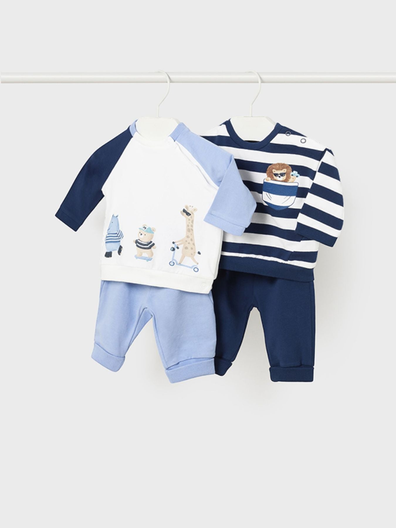 Comp 4 pezzi lungo Bimbo BLU 1640