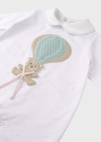 Pink Hot Air Balloon Jersey Onesie EK5014R