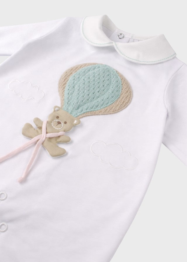 Pink Hot Air Balloon Jersey Onesie EK5014R