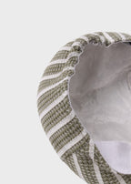 Coppola Cotone Righe Verde