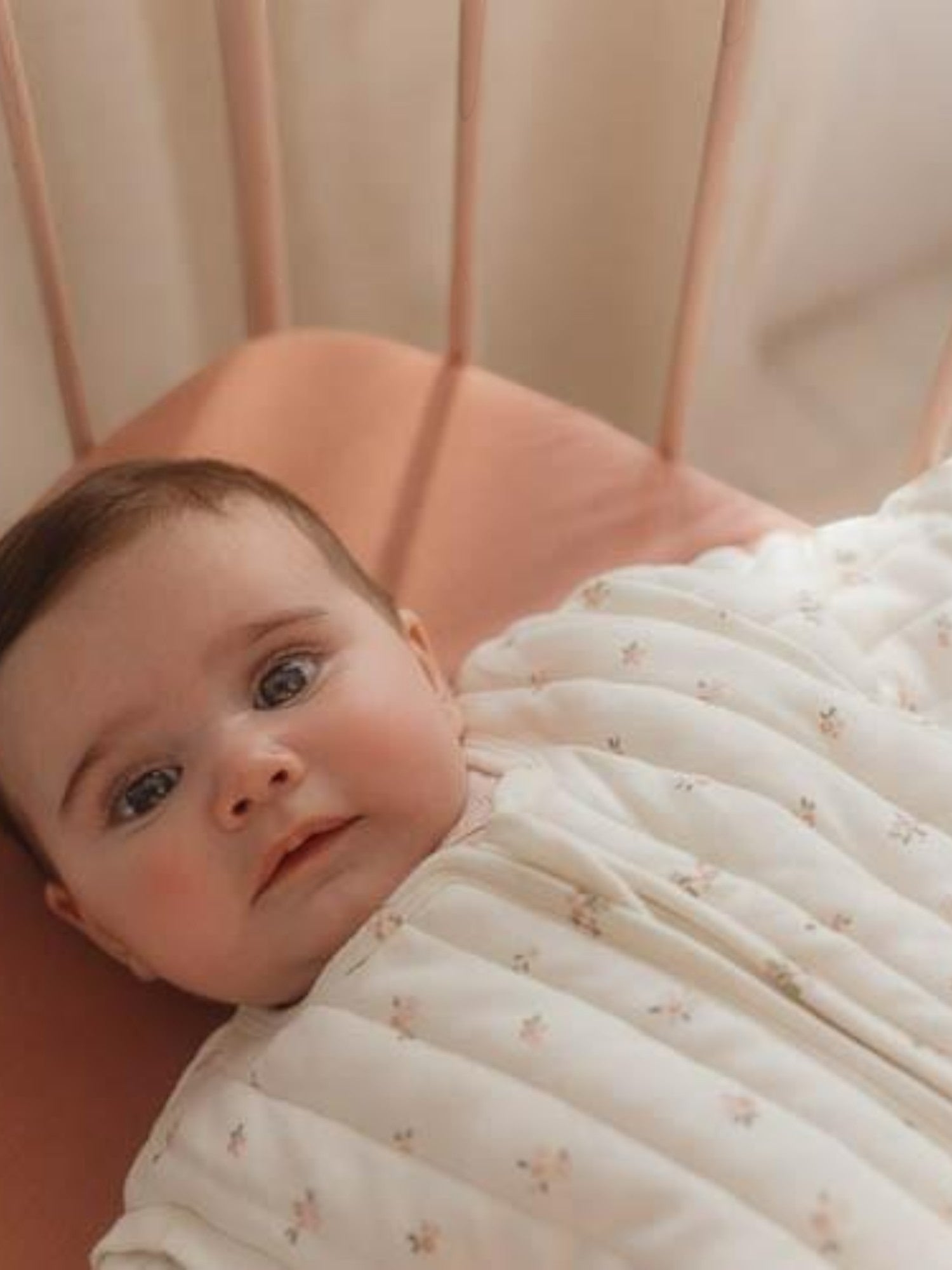 Lenzuolo con angoli per culla Neonata Rosa TE10754009 -  NANU' BABY