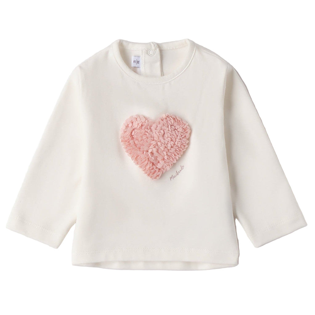 Girocollo Ml Bimba Bianco 3F711/112 -  NANU' BABY