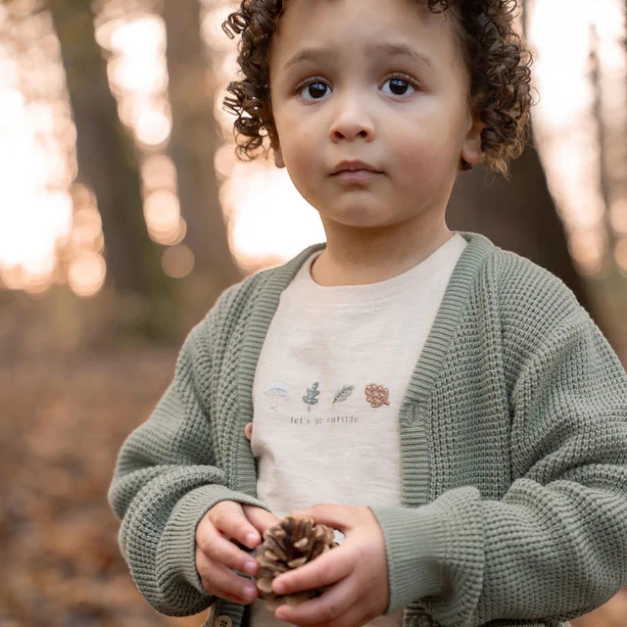 Knit cardigan - Friends of the Forest Bimbo Verde CL25092092