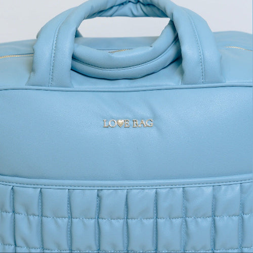 BORSA 48 ORE L ECO PELLE CIELO -  NANU' BABY