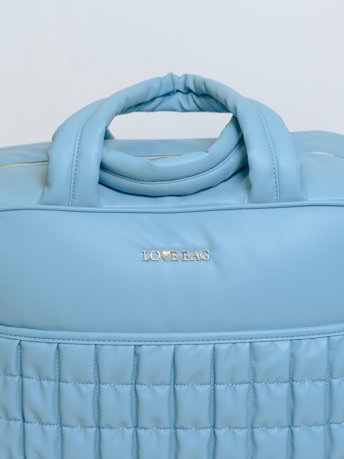 BORSA 48 ORE L ECO PELLE CIELO -  NANU' BABY