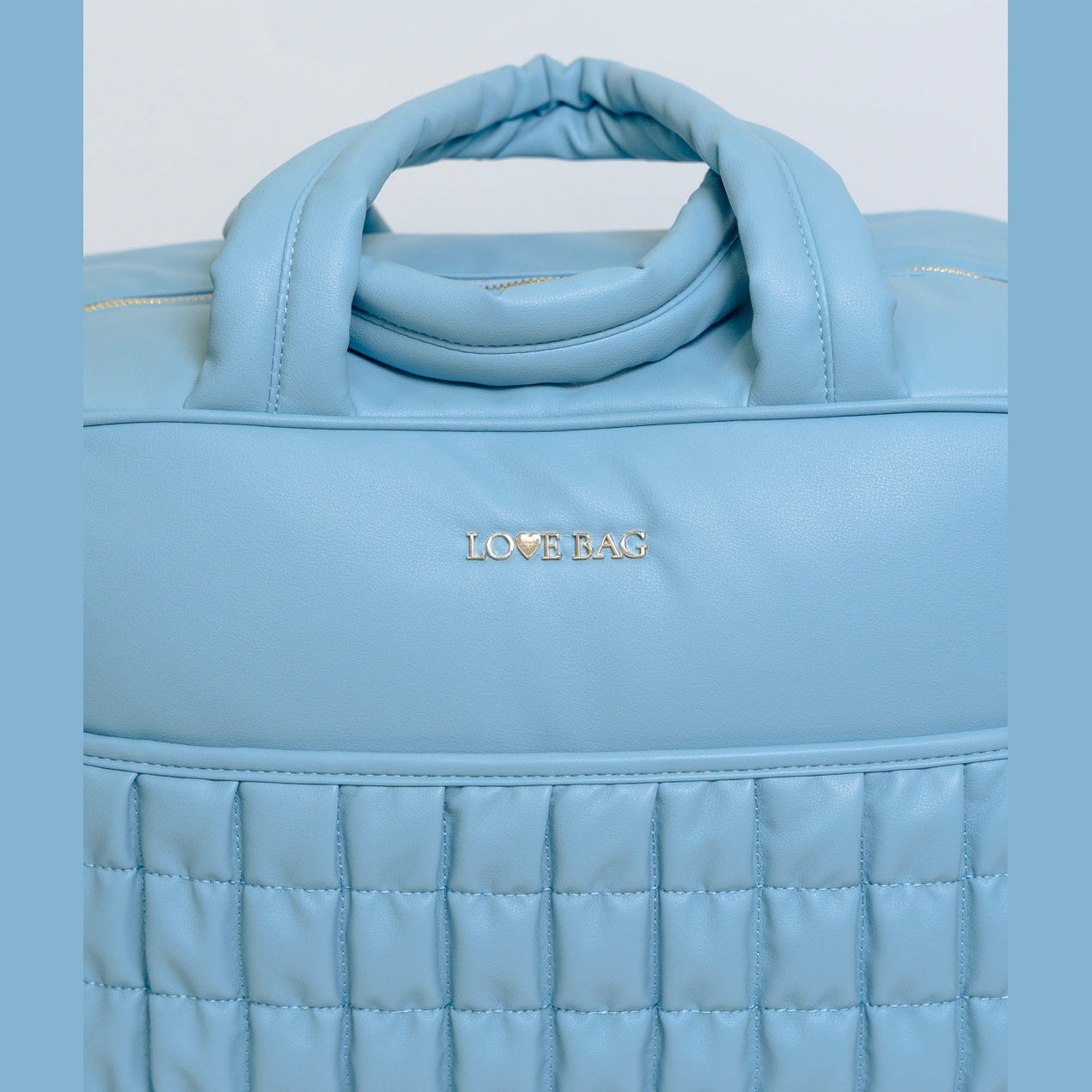 BORSA 48 ORE L ECO PELLE CIELO -  NANU' BABY