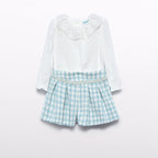 Compl.bermuda quadri lurex Bimba Verde 5712/9 -  NANU' BABY