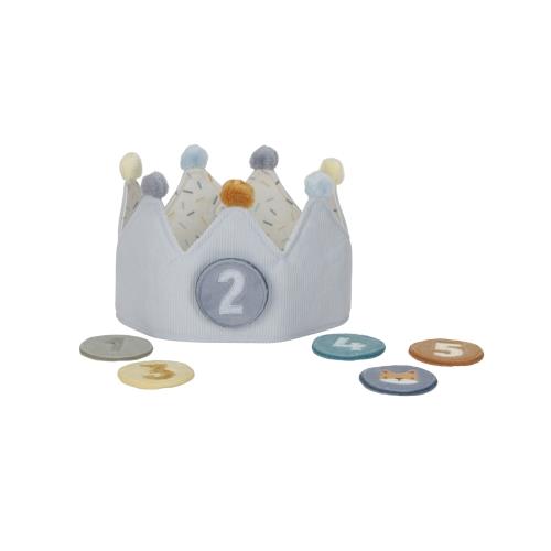 Corona di compleanno con numeri blu - LD4516