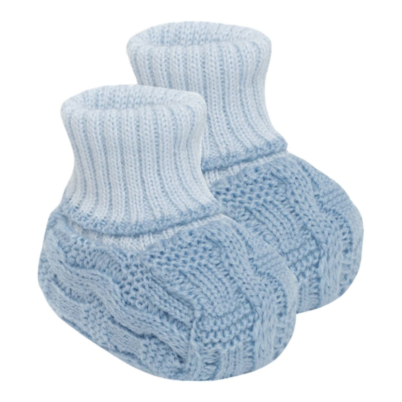 Babbucce Pois Neonato CIELO IB63S -  NANU' BABY