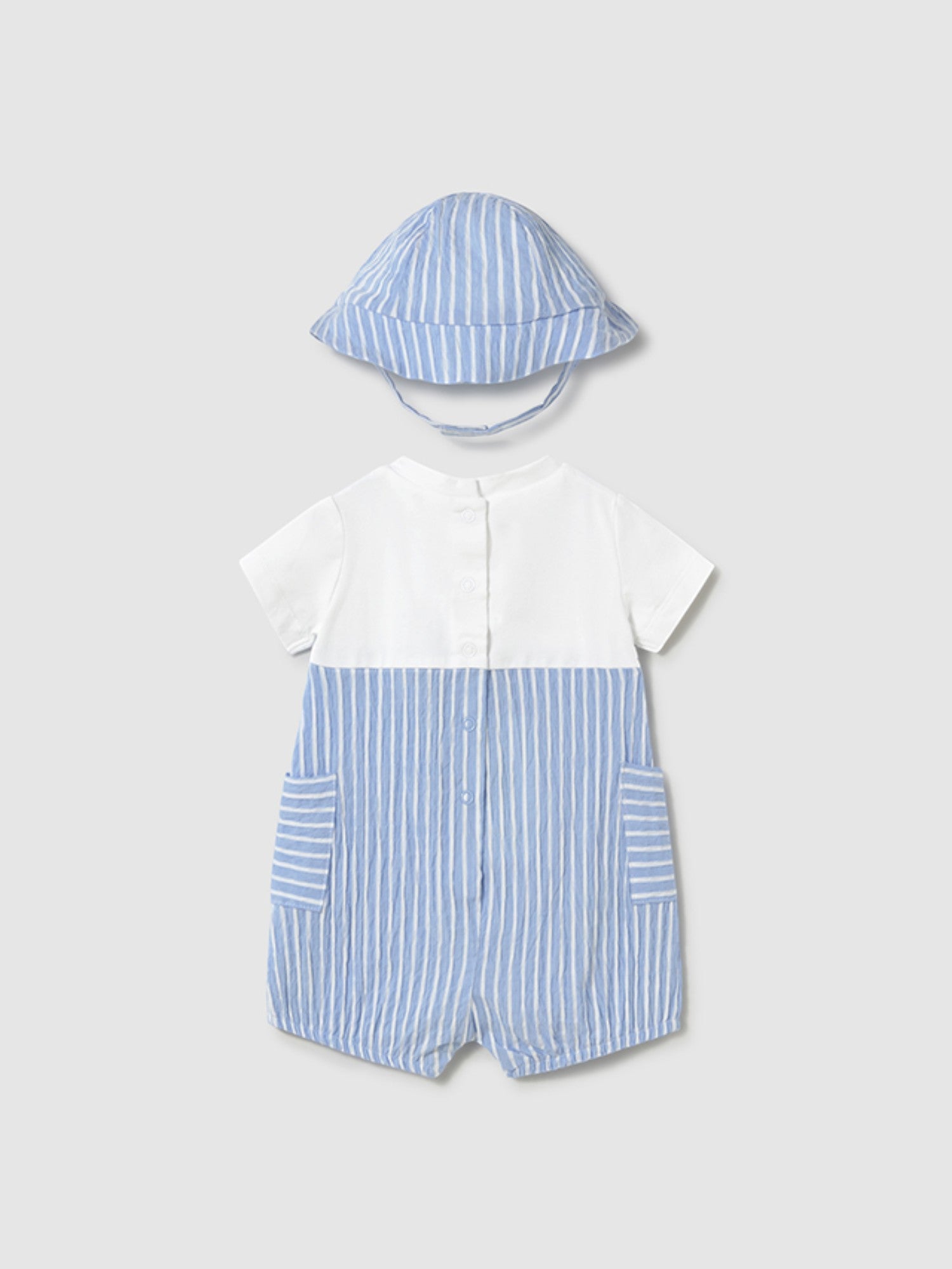 Tutina corta e cappello Bimbo CIELO 1602 /C