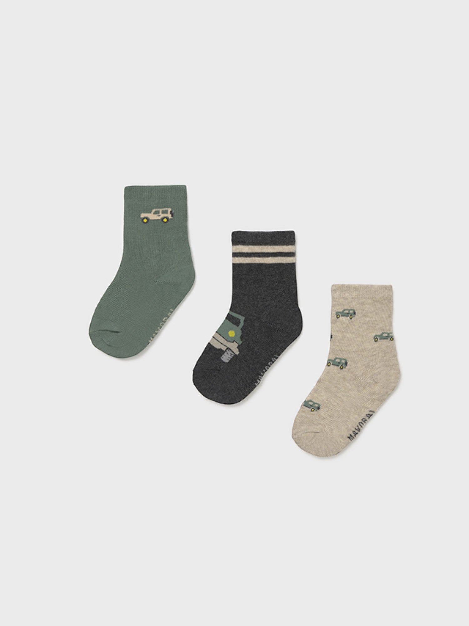 Set 3 calzini fantasia  Verde 10008/53 -  NANU' BABY