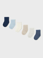 Set mit 6 blauen Socken 1C-9758/AZ