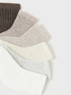 Set mit 6 Natursocken 1C-9758/N