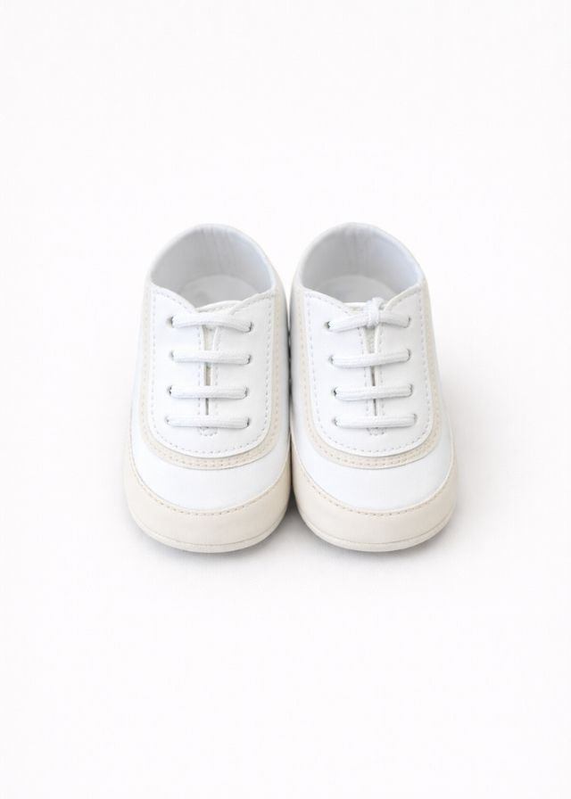 Scarpina Pelle Bicolore Beige SM3985/T003