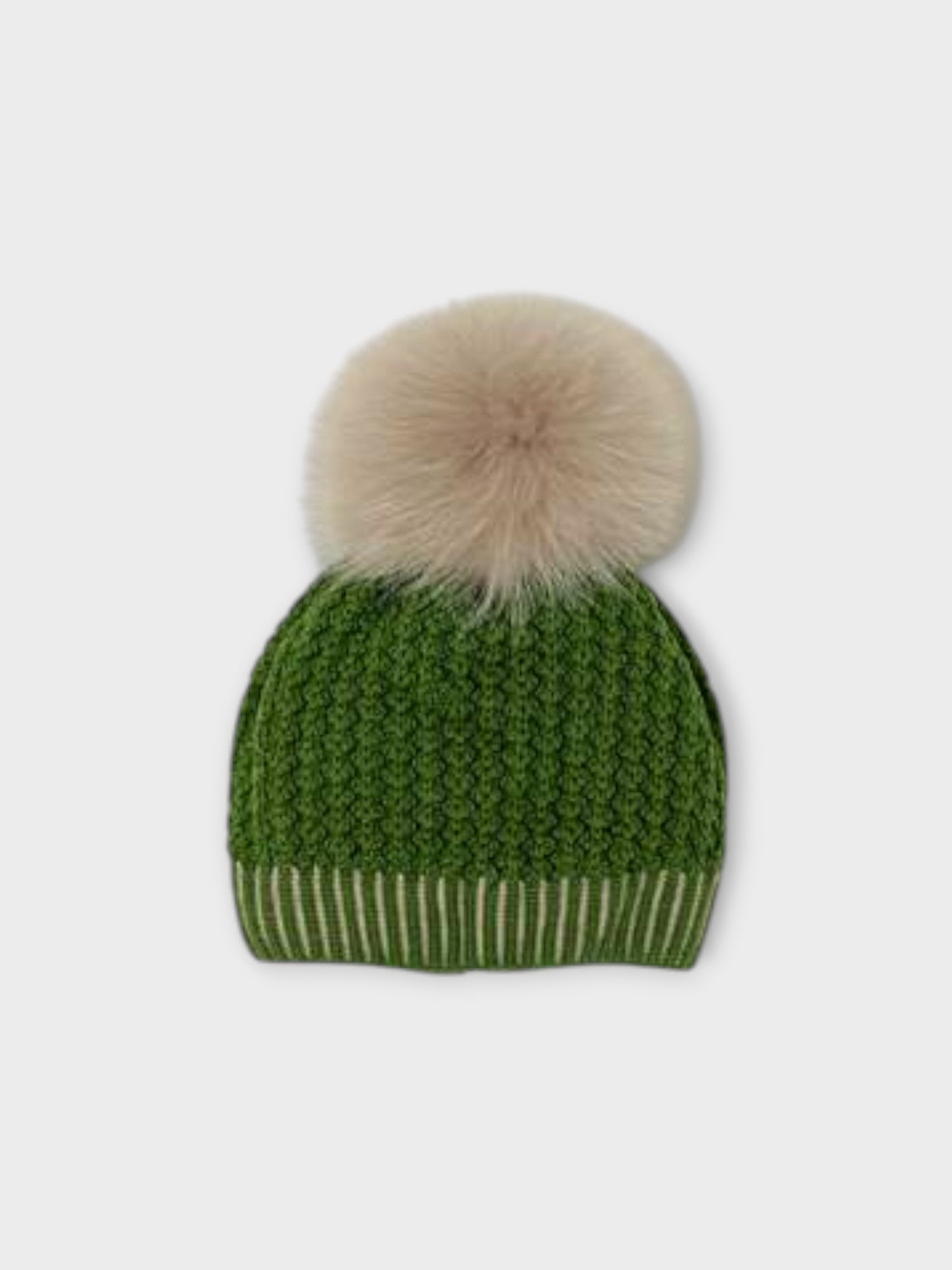 Cuffia Neonato VERDE IN6271 -  NANU' BABY