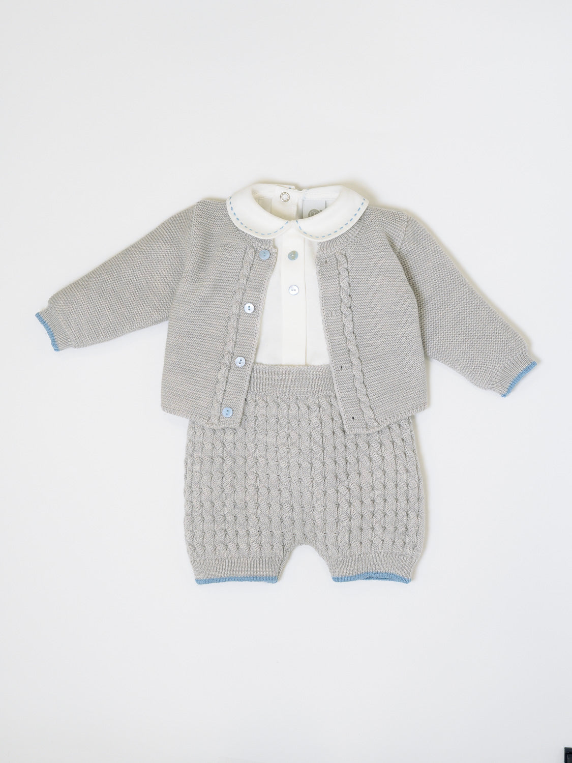 Completo nascita Neonato GRIGIO IN6860/G