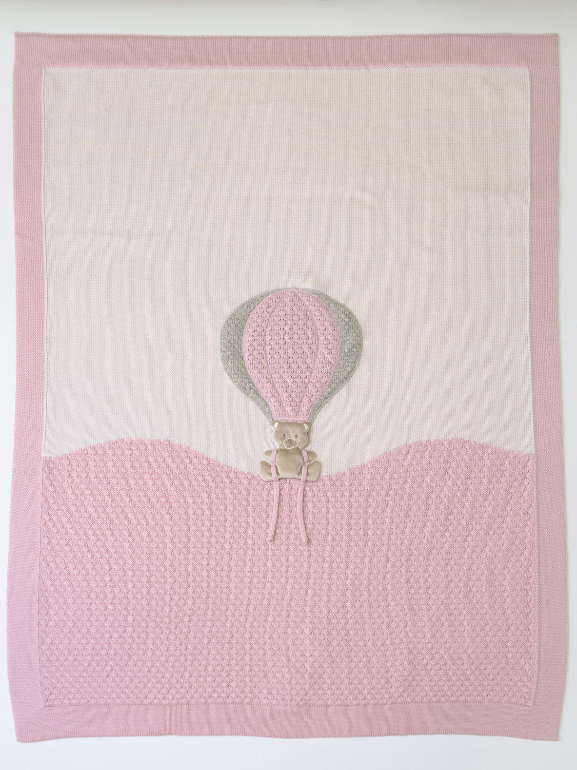 Coperta Mongolfiera Neonata Rosa IN5780/R -  NANU' BABY