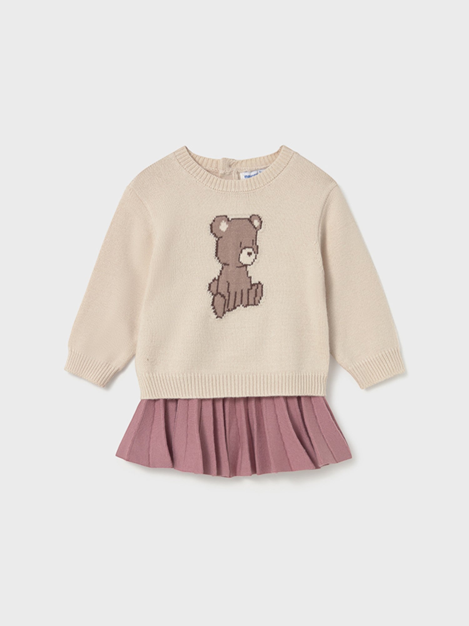 Completo gonna tricot Bimba Rosa 2925/16 -  NANU' BABY