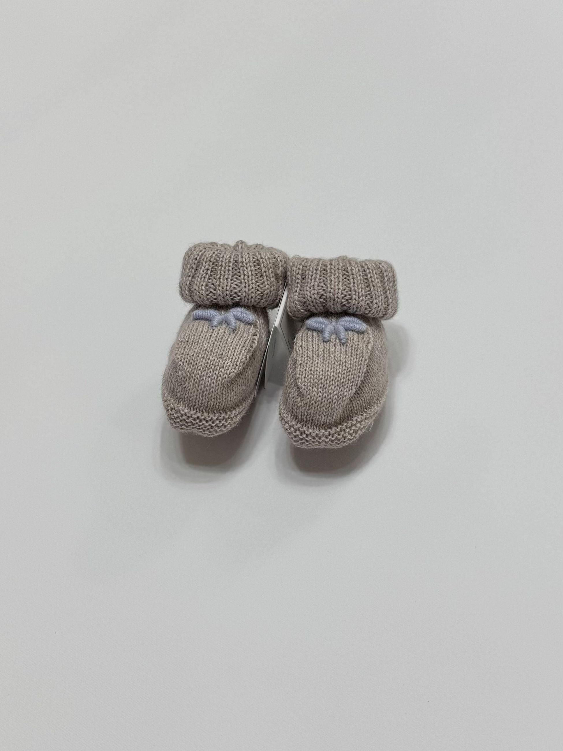 Babbucce Neonato Beige SC79/C