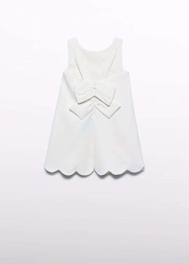 Abito Fiori Bordo Smerlato 5055/3