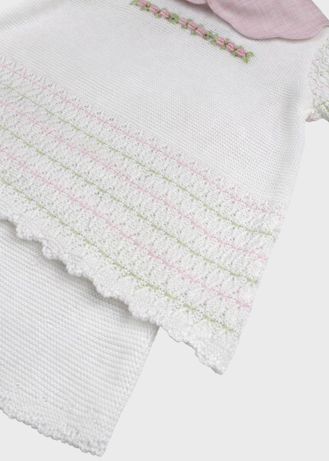 Completo Nascita Cotone Rosa Pesco EK1319C