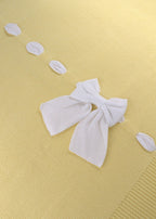 Coperta Cotone Fiocco Giallo 191-G