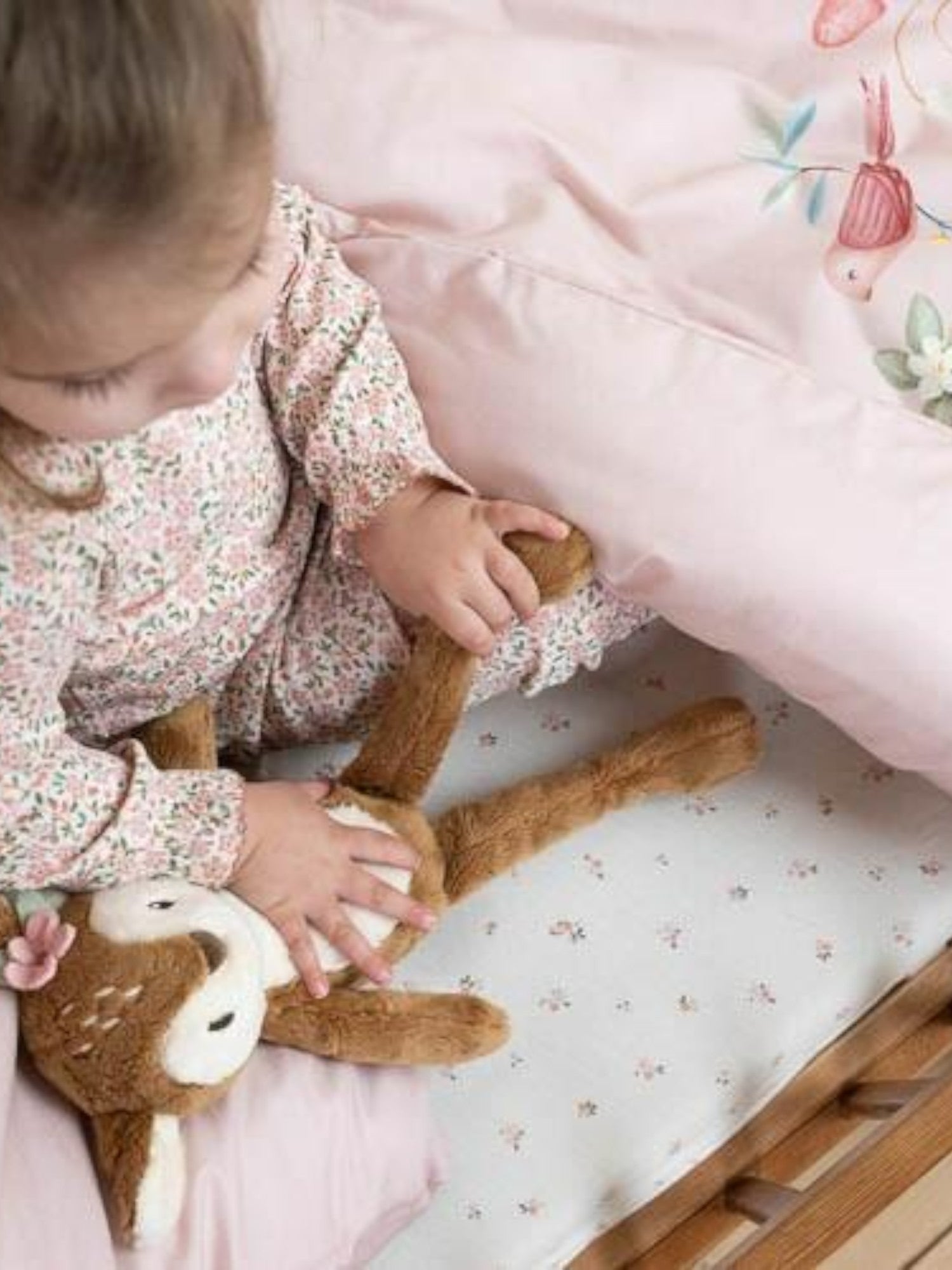 Copripiumino per culla - Giardino delle fate Neonata Rosa TE10364031 -  NANU' BABY