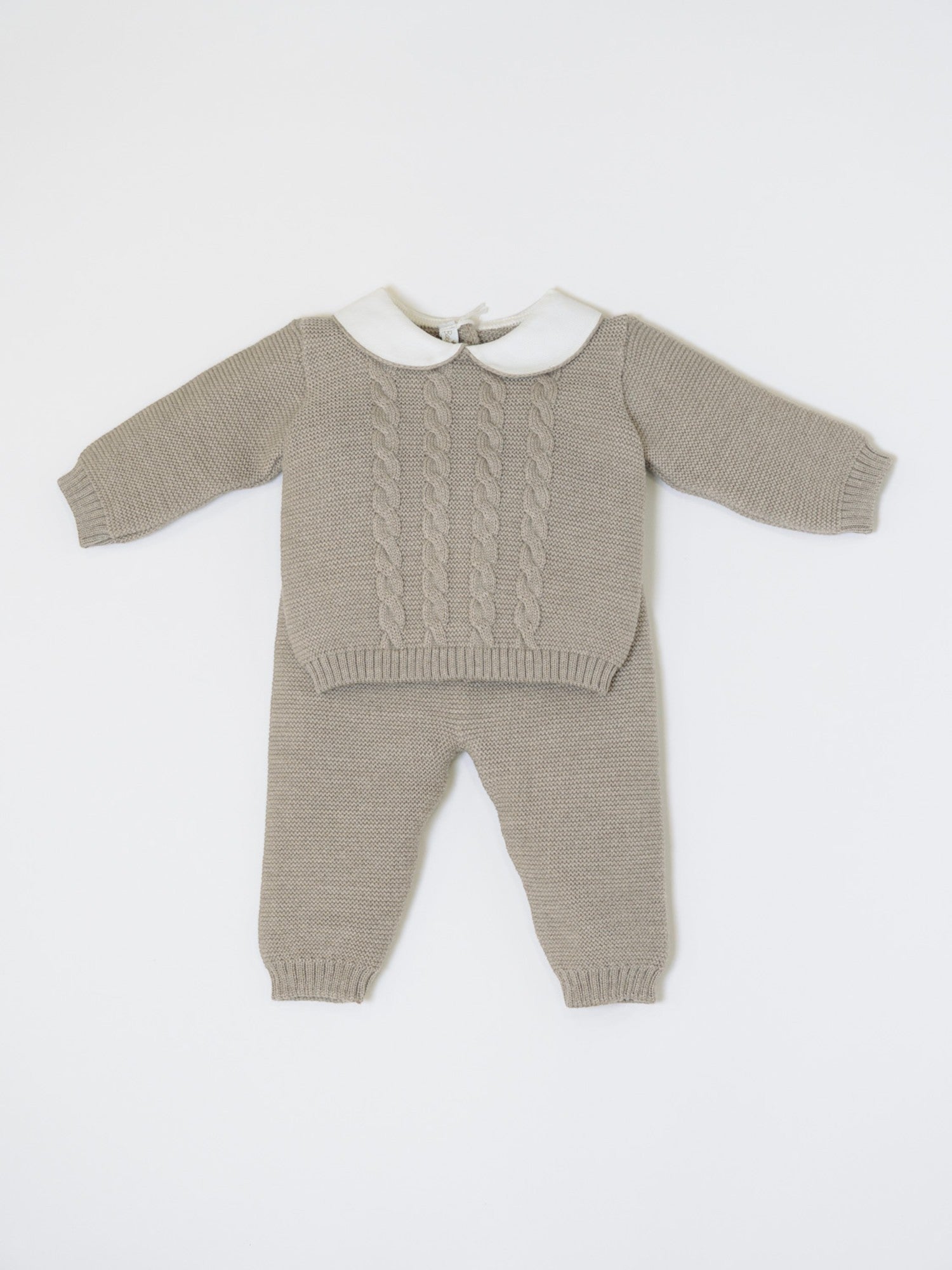 Completo nascita Braiding Neonato ECRU BRAIDING 516/E -  NANU' BABY