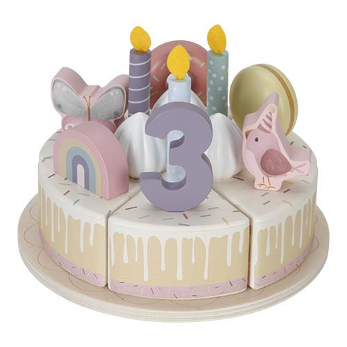 Torta di compleanno in legno  - 26 pezzi  AL CAMPIONE LD8015
