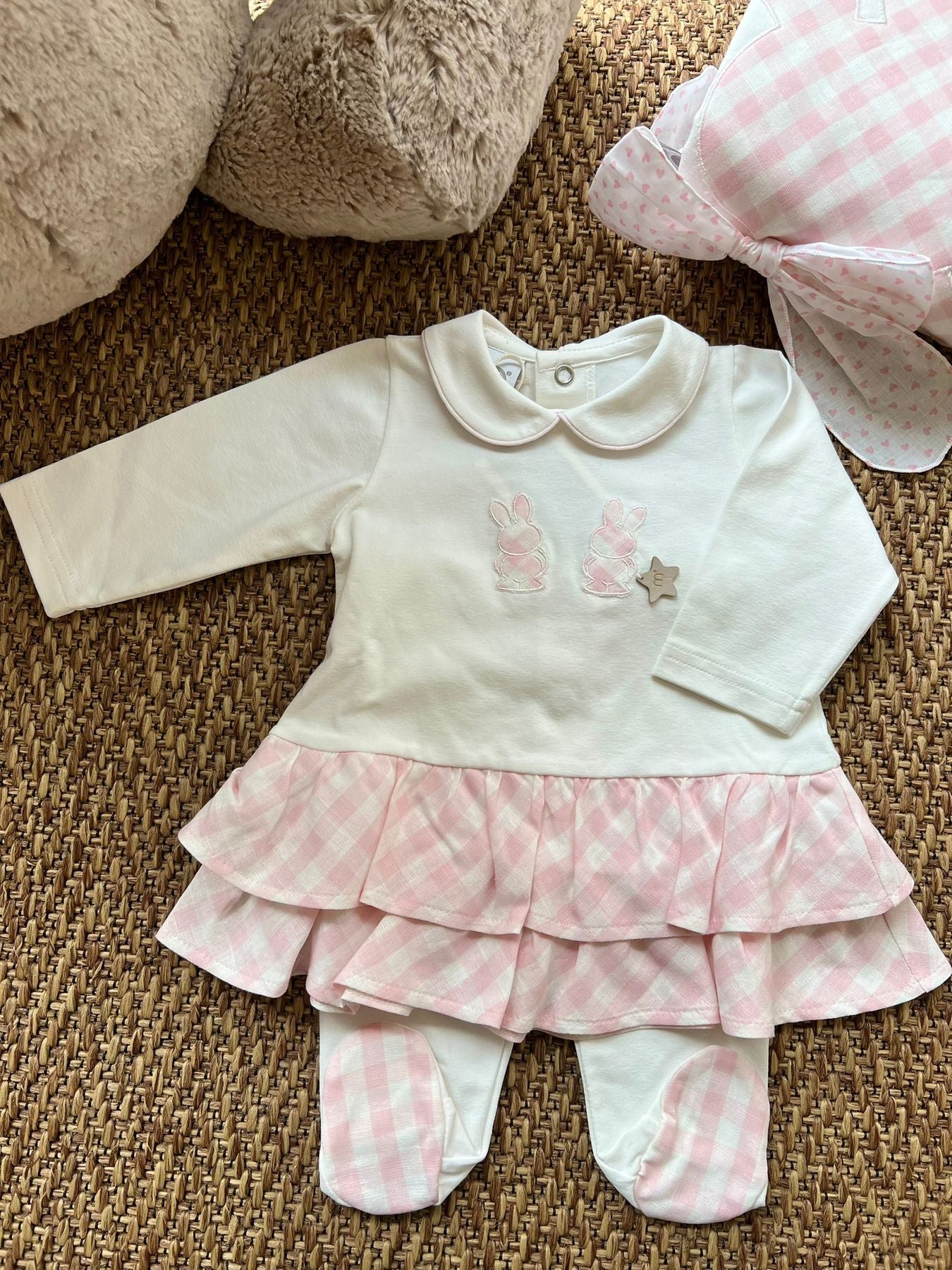 Completo nascita Conigliette Neonata VANIGLIA EL2517