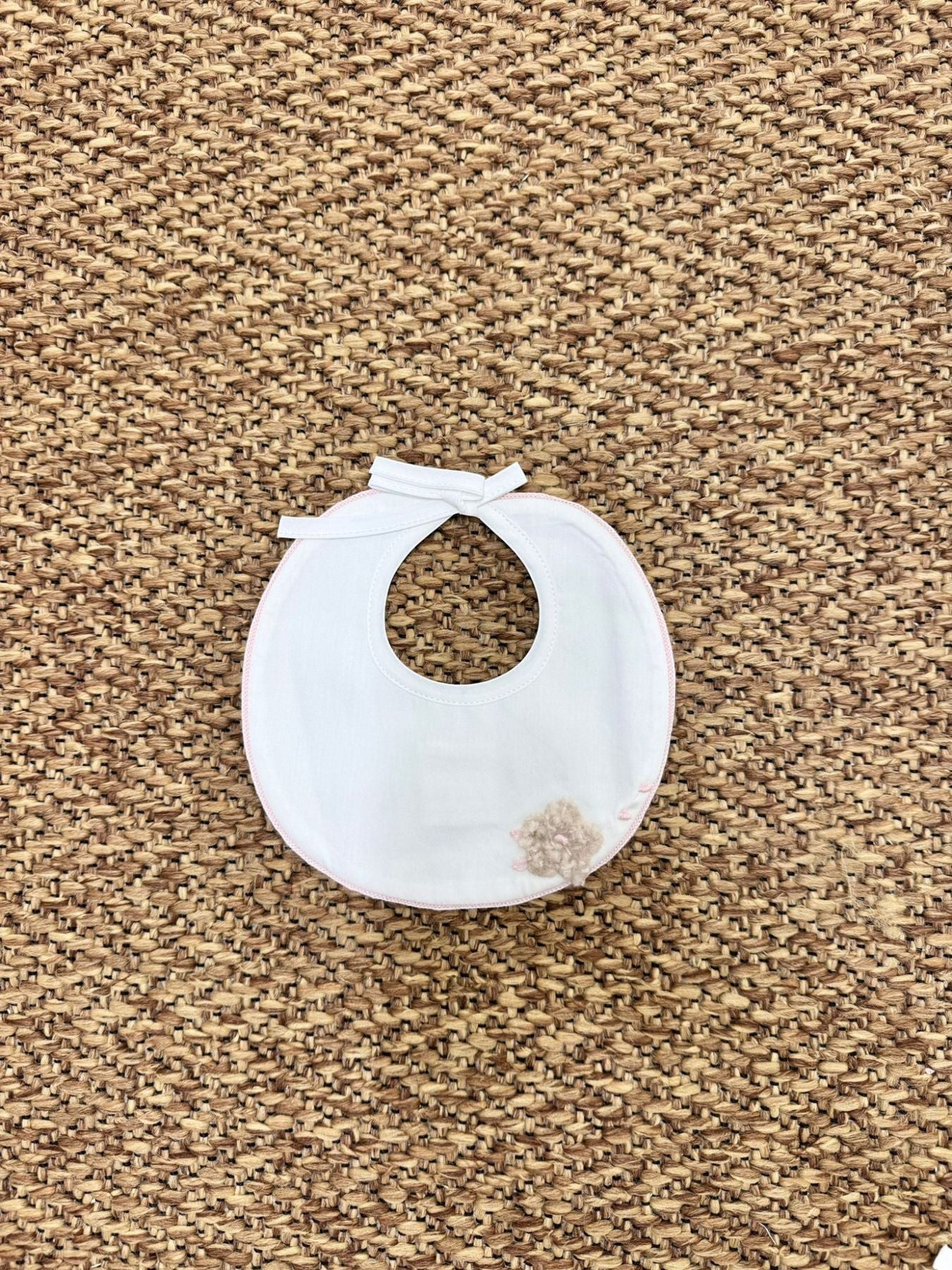 Baby Flower Bib VANILLA