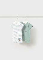 Pagliaccetto Bipack Cotone Verde 1707/V