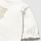 Baby Girl T-Shirt, Ecru, 2055/27