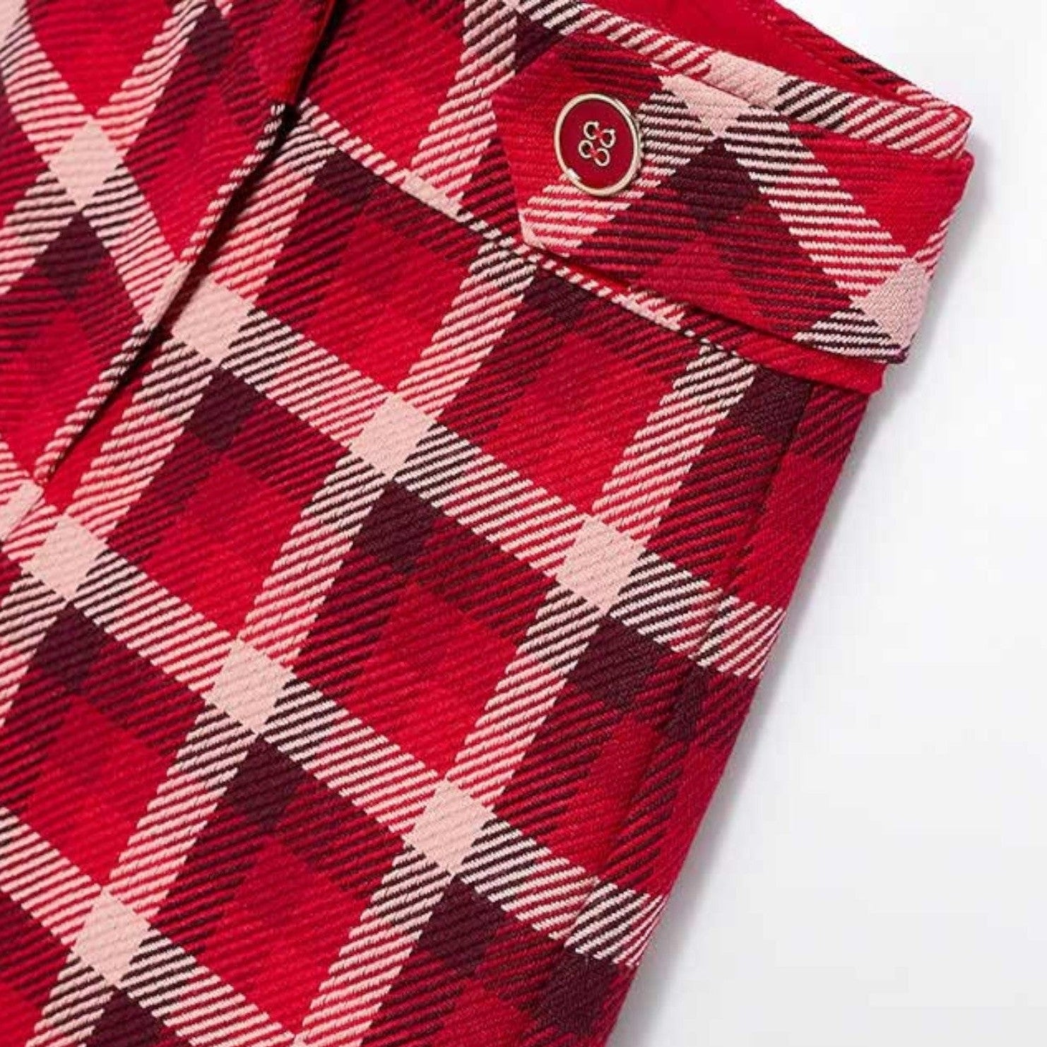 Bermuda quadri Bimba Rosso 5717/2 -  NANU' BABY