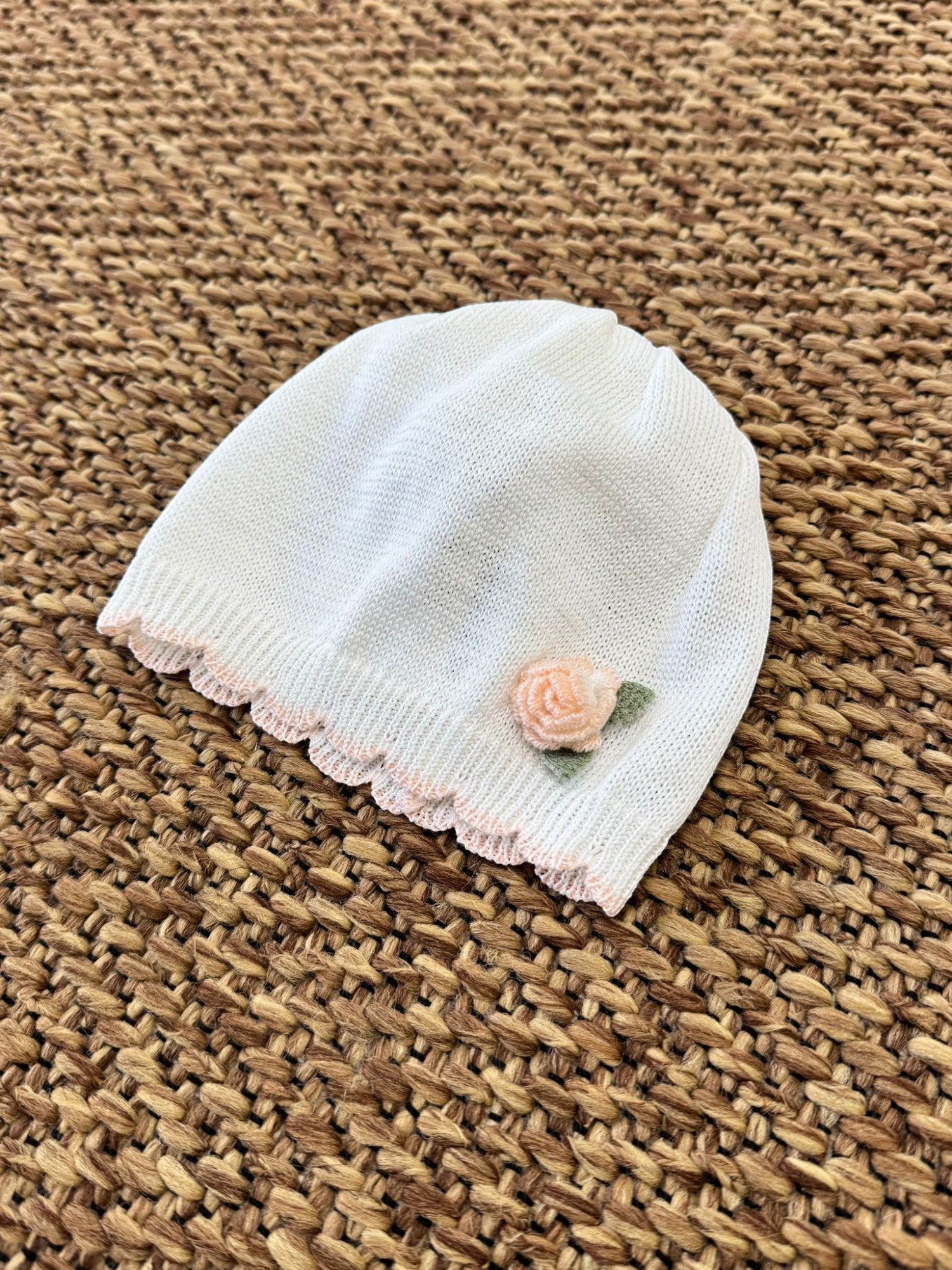 Cuffia Neonata VANIGLIA EB1271