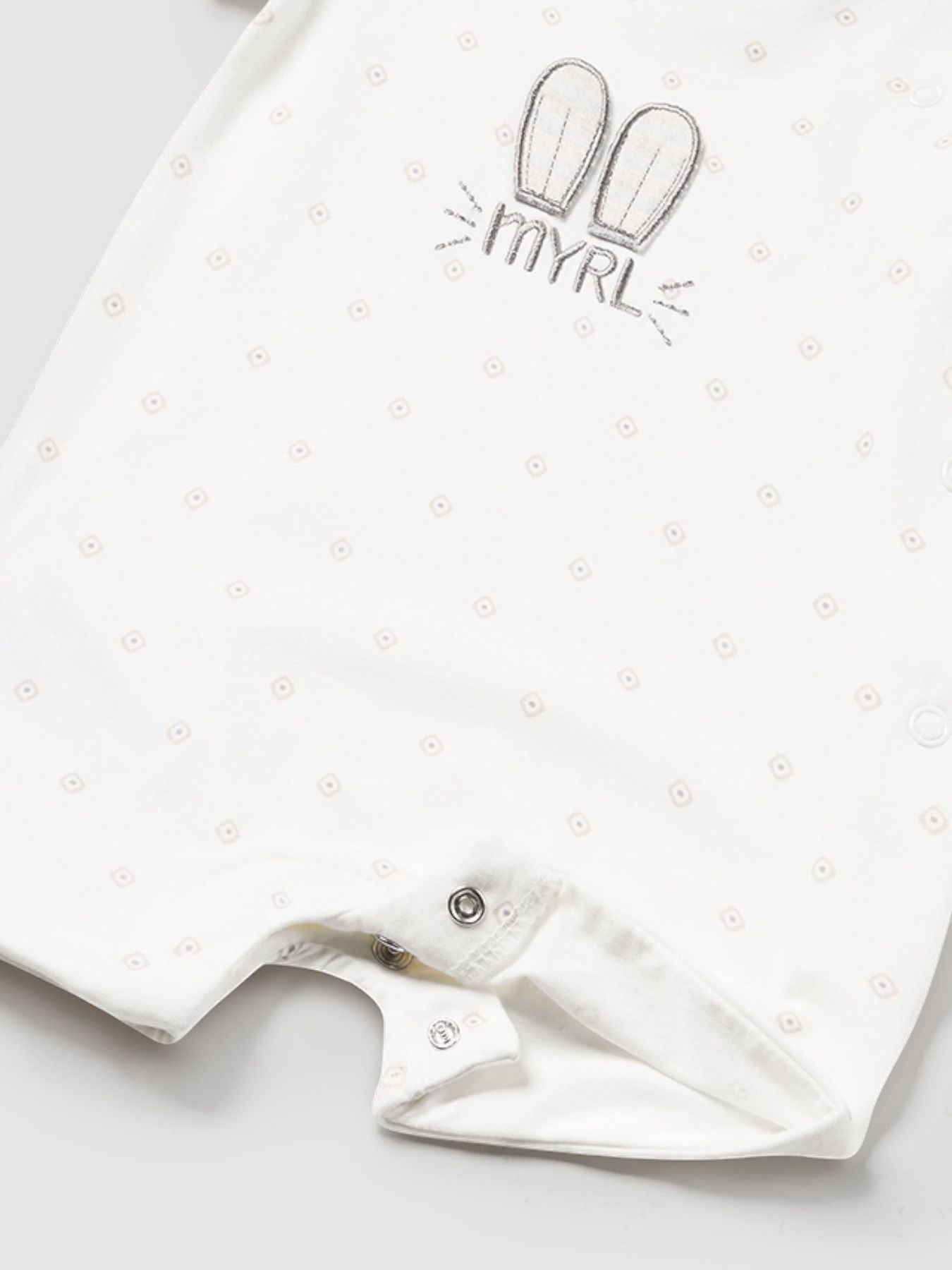 Set 2 pagliaccetti corti Bimbo ECRU 1722/E