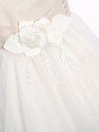 Abito Cerimonia Tulle Dorato 5032/1