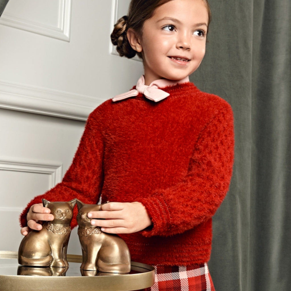 Maglione pelo Bimba Rosso 5827/71 -  NANU' BABY