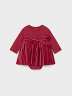 Abito Bimba Rosso 2812/25 corredino e abbigliamento neonato | NANU' BABY