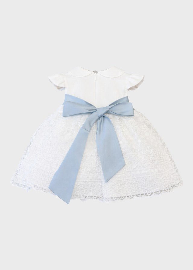 Abito Cerimonia Pizzo Macramè FB080/AP corredino e abbigliamento neonato | NANU' BABY