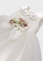 Abito Cerimonia Tulle Bianco corredino e abbigliamento neonato | NANU' BABY