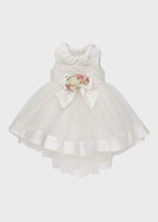 Abito Cerimonia Tulle Bianco corredino e abbigliamento neonato | NANU' BABY