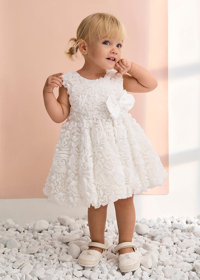 Abito Elegante Cerimonia Bianco 5004/3 corredino e abbigliamento neonato | NANU' BABY